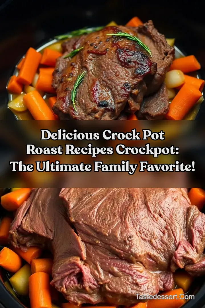 Delicious Crock Pot Roast Recipes Crockpot: The Ultimate Family Favorite!