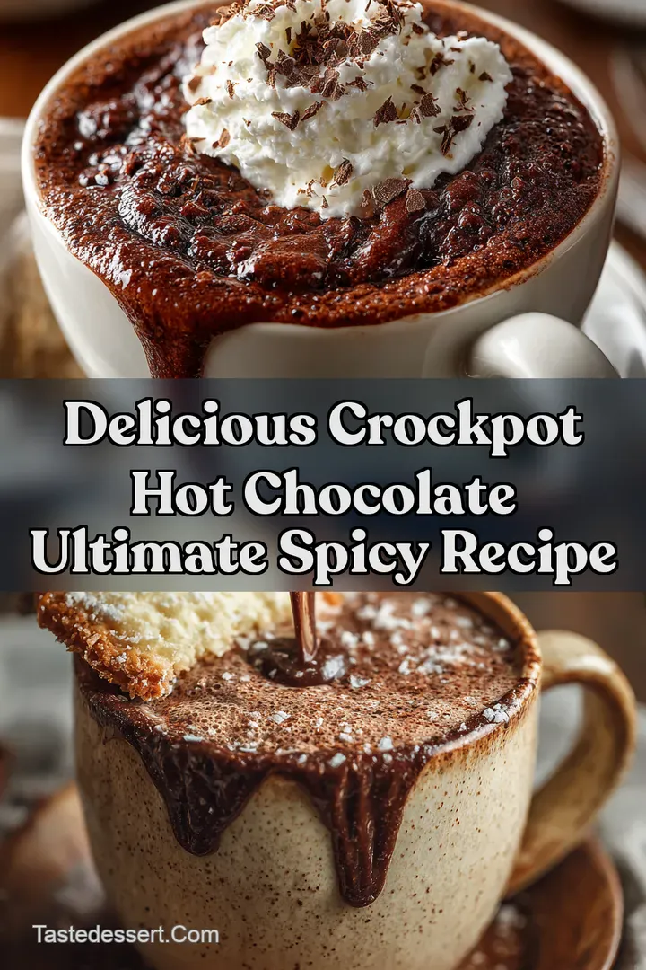 Delicious Crockpot Hot Chocolate Ultimate Spicy Recipe