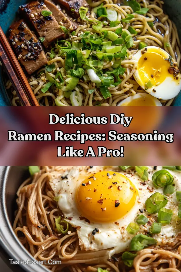 Delicious DIY Ramen Recipes: Seasoning Like A Pro!