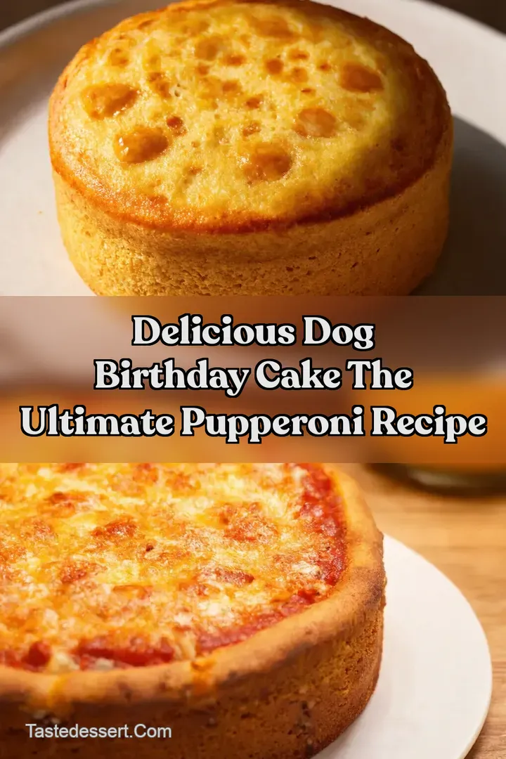 Delicious Dog Birthday Cake The Ultimate PupPeroni Recipe