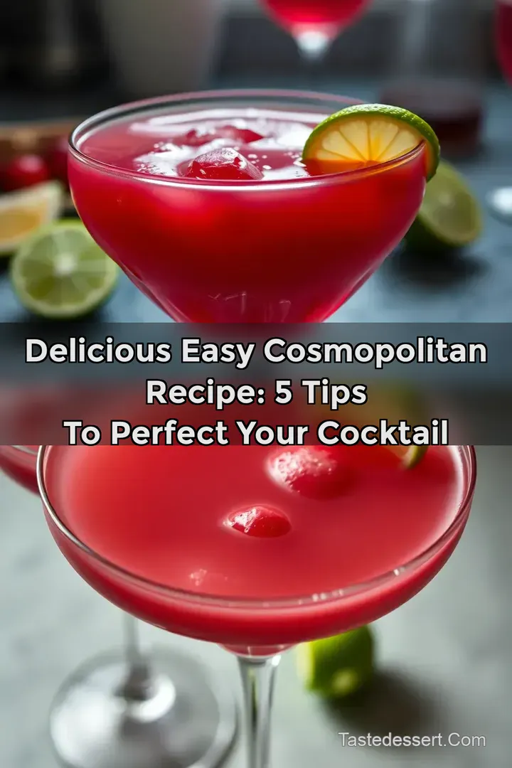 Delicious Easy Cosmopolitan Recipe: 5 Tips to Perfect Your Cocktail