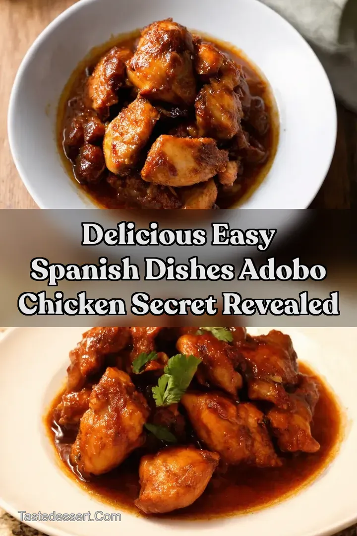 Delicious Easy Spanish Dishes Adobo Chicken Secret Revealed
