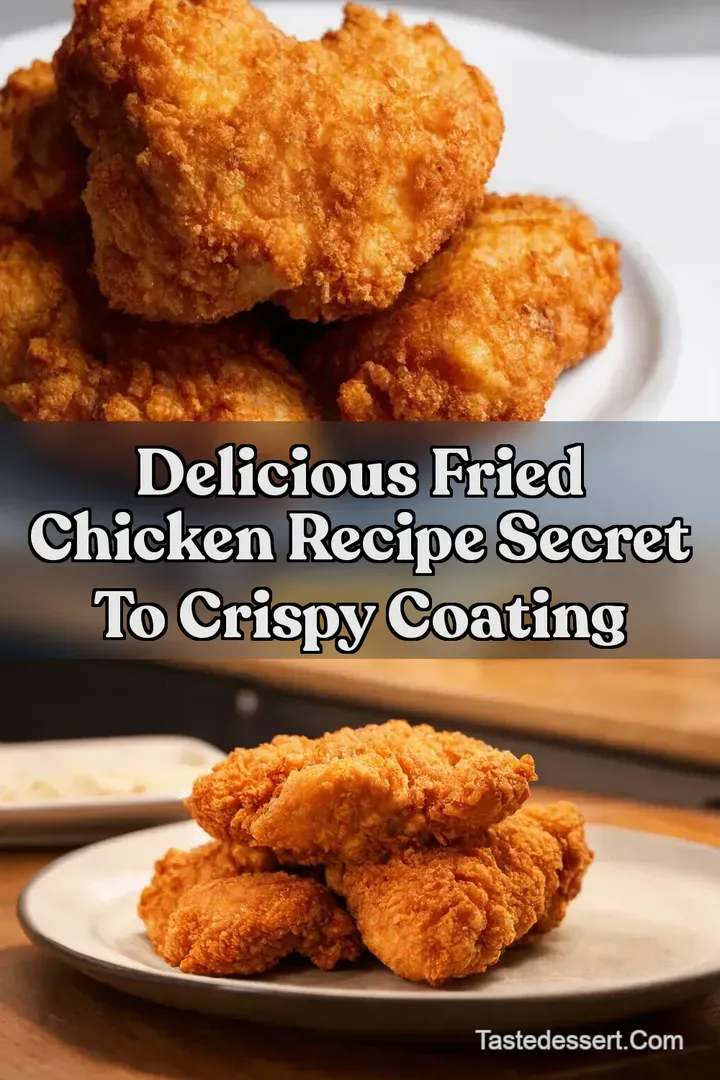 Delicious Fried Chicken Recipe Secret to Crispy Coating