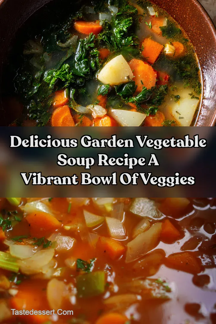Delicious Garden Vegetable Soup Recipe A Vibrant Bowl of Veggies