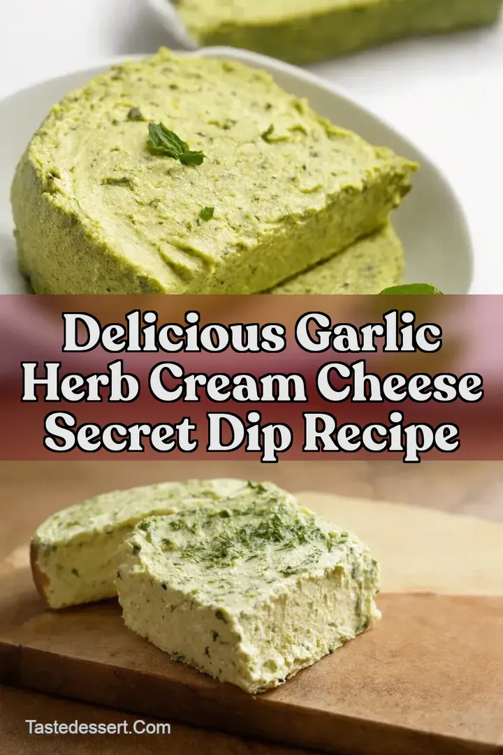 Delicious Garlic Herb Cream Cheese Secret Dip Recipe