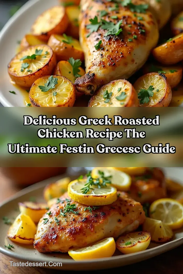 Delicious Greek Roasted Chicken Recipe The Ultimate Festin grecesc Guide