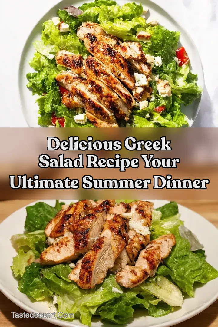 Delicious Greek Salad Recipe Your Ultimate Summer Dinner