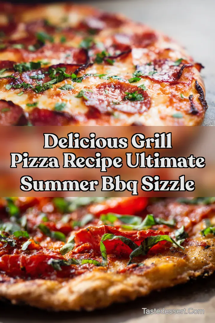 Delicious Grill Pizza Recipe Ultimate Summer BBQ Sizzle