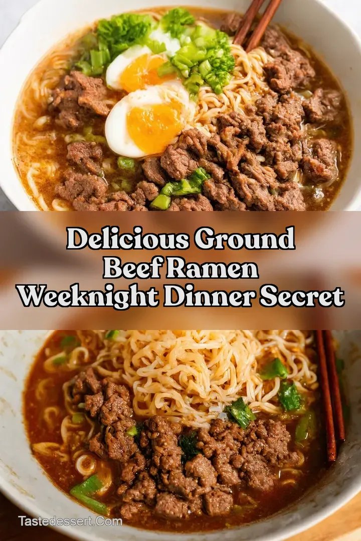 Delicious Ground Beef Ramen Weeknight Dinner Secret