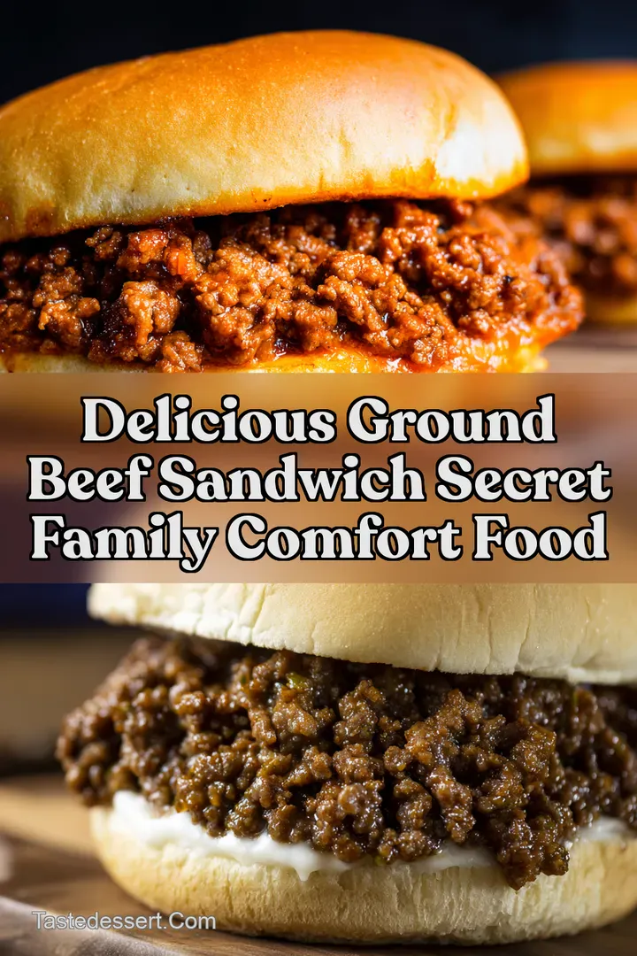 Delicious Ground Beef Sandwich Secret Family Comfort Food
