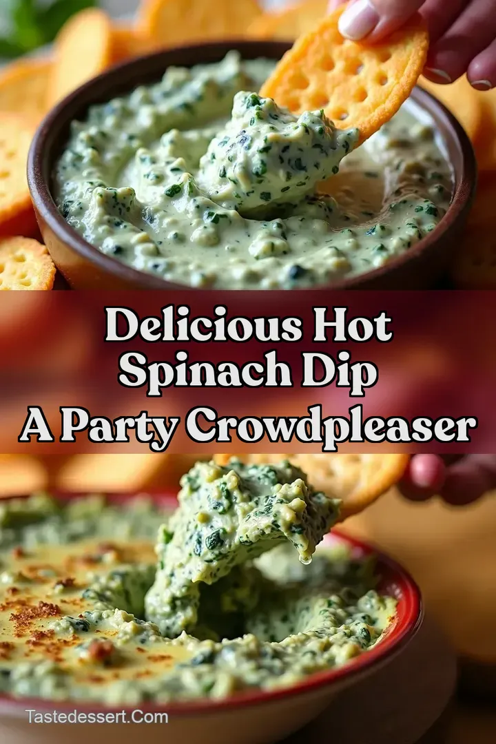 Delicious Hot Spinach Dip A Party CrowdPleaser