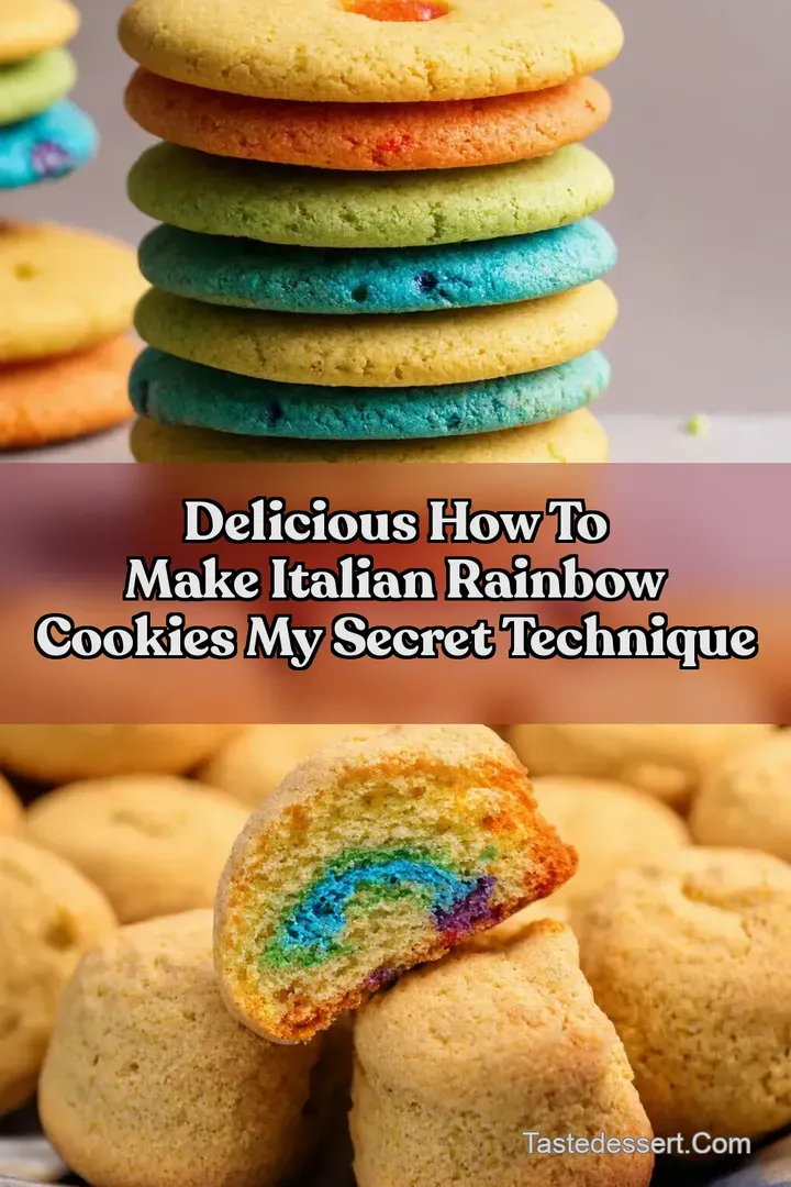 Delicious How To Make Italian Rainbow Cookies My Secret Technique : PIN FOR LATER Delicious How To Make Italian Rainbow Cookies My Secret Technique