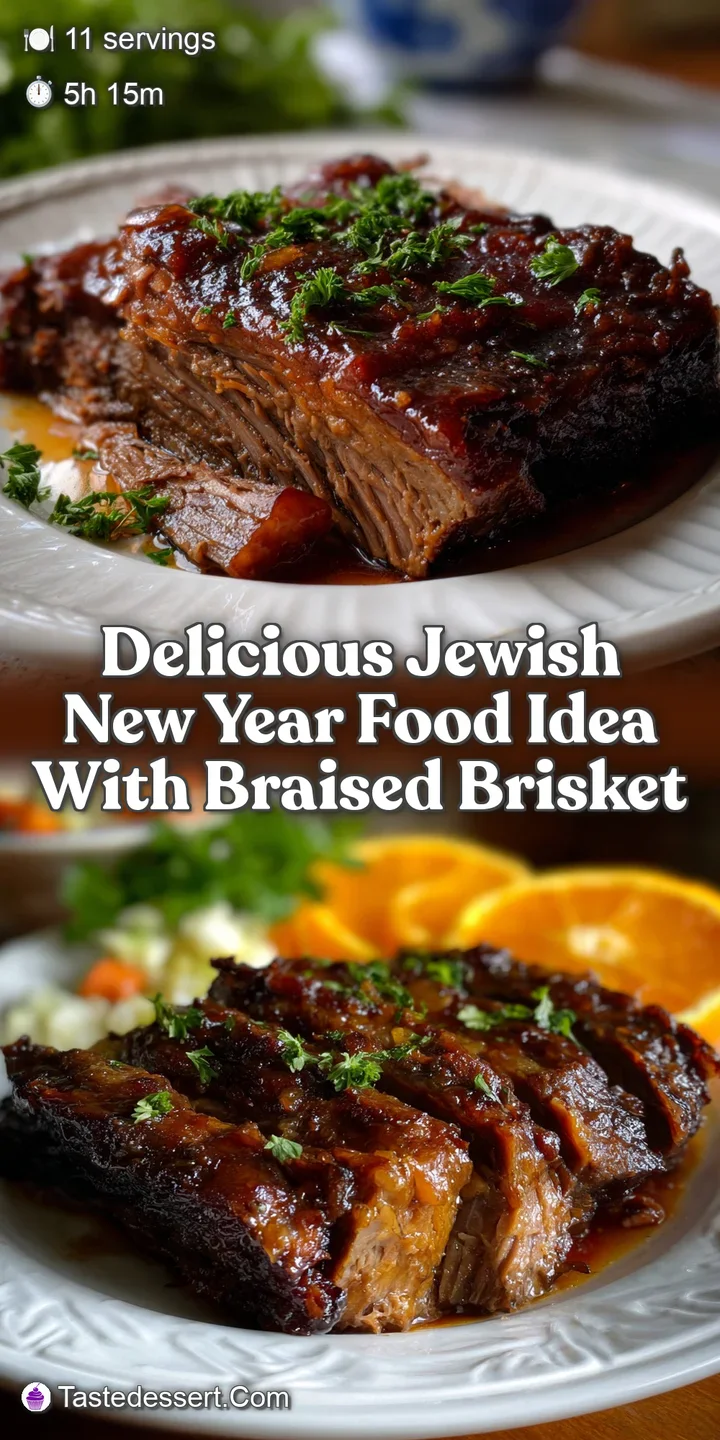 Close-up of fall-apart brisket with a glossy, mahogany glaze. Hints of steam rising from the flavorful, savory, tender meat.