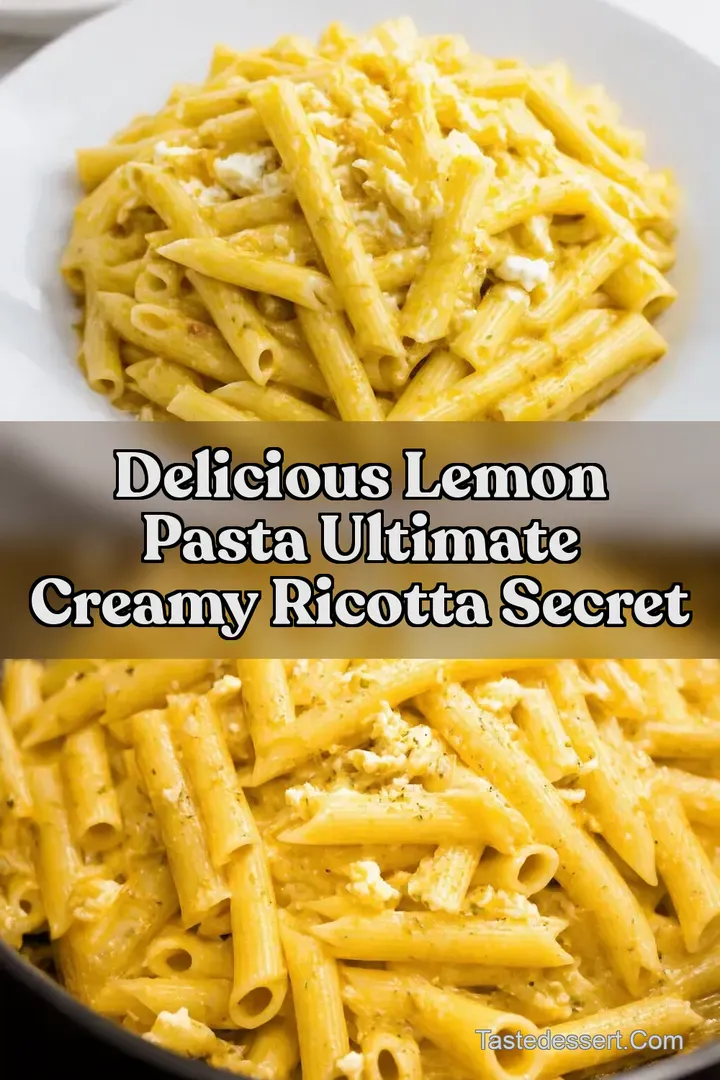 Delicious Lemon Pasta Ultimate Creamy Ricotta Secret