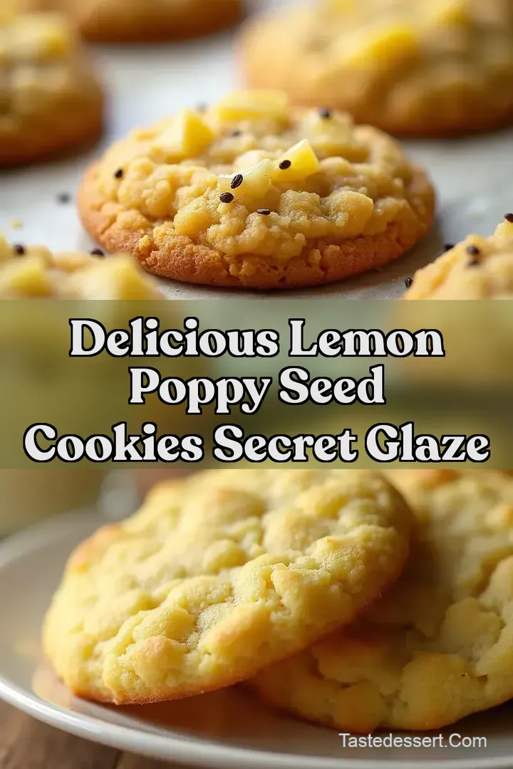 Delicious Lemon Poppy Seed Cookies Secret Glaze