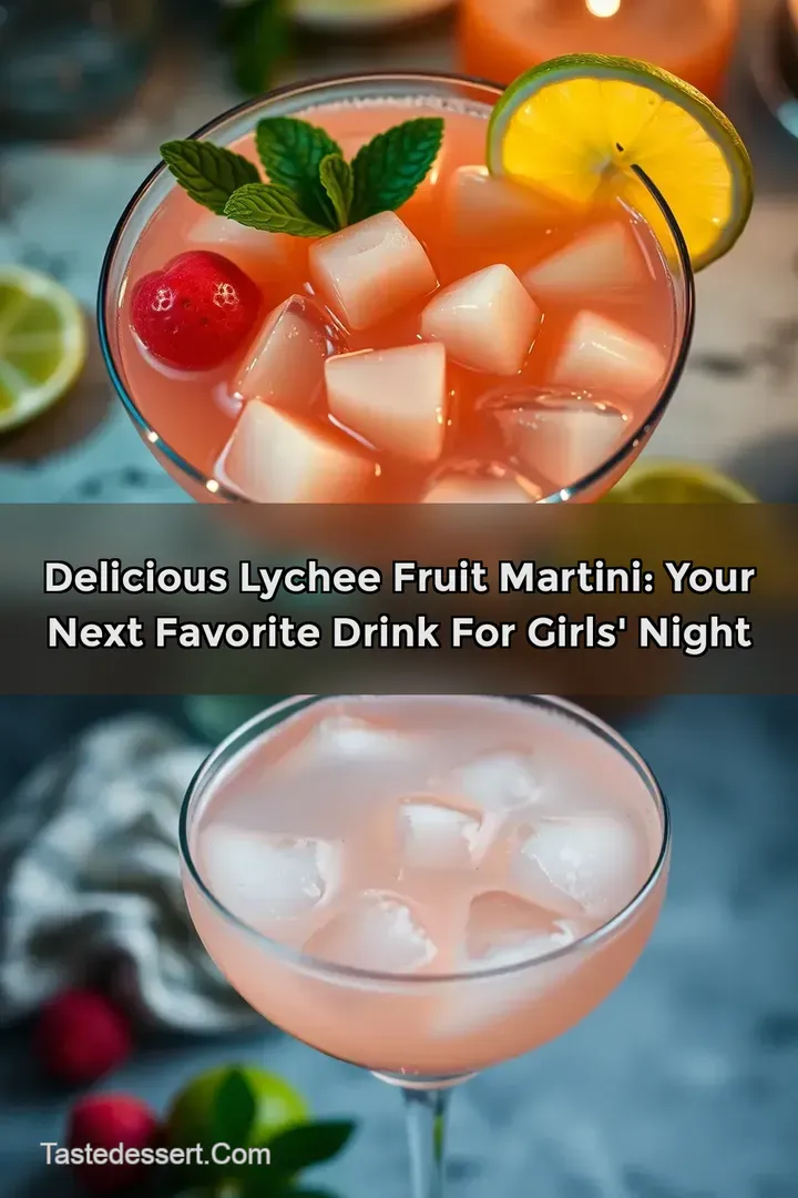Delicious Lychee Fruit Martini: Your Next Favorite Drink for Girls&#039 Night