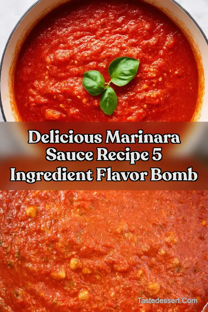 Delicious Marinara Sauce Recipe 5 Ingredient Flavor Bomb