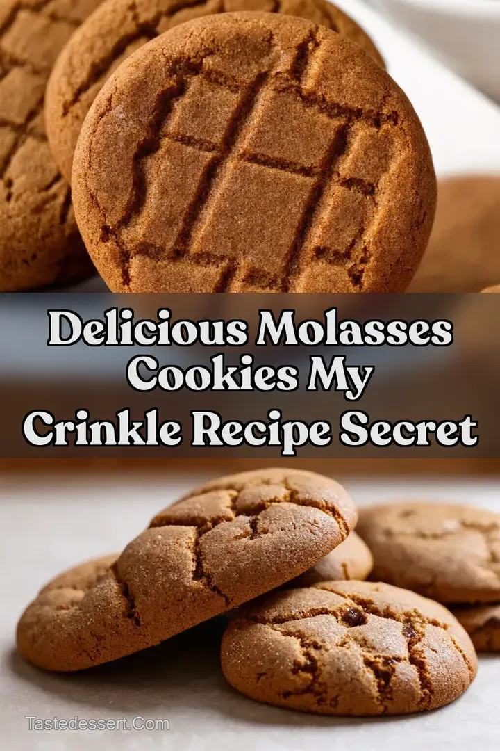 Delicious Molasses Cookies My Crinkle Recipe Secret