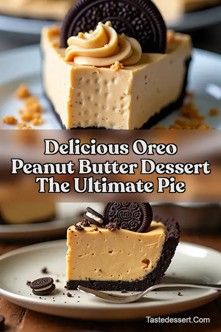 Delicious Oreo Peanut Butter Dessert The Ultimate Pie