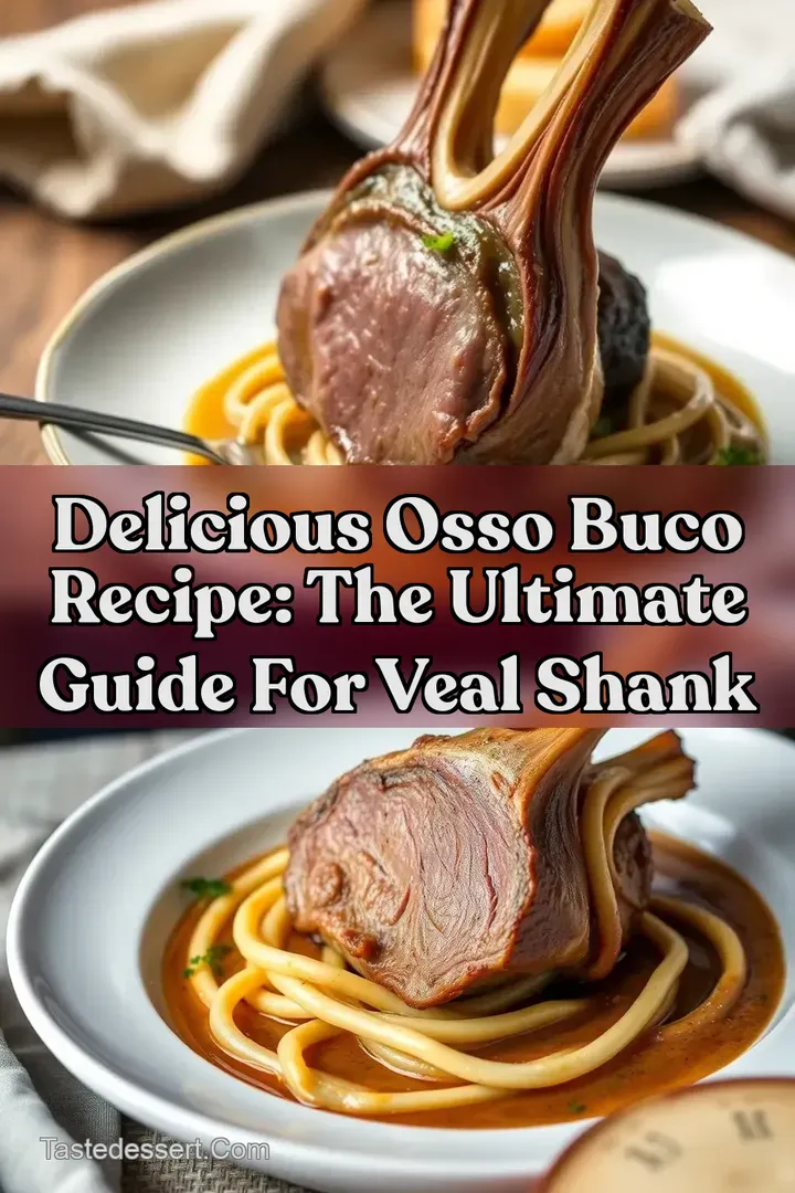 Delicious Osso Buco Recipe: The Ultimate Guide for Veal Shank : PIN FOR LATER Delicious Osso Buco Recipe: The Ultimate Guide for Veal Shank
