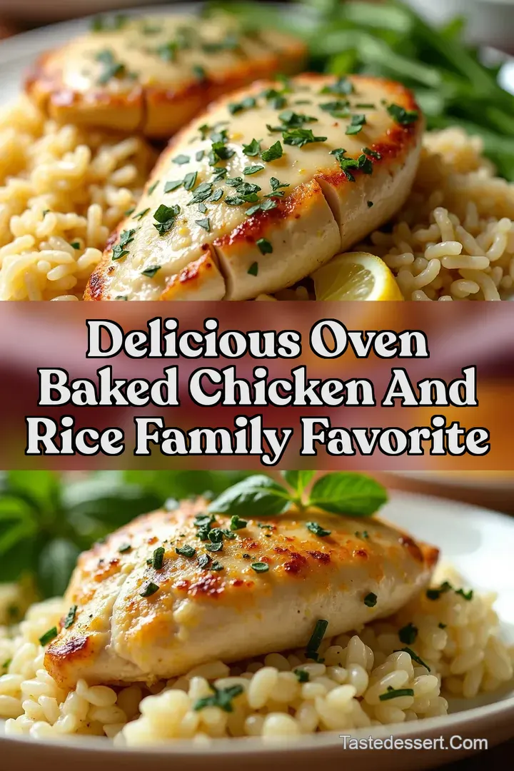 Delicious Oven Baked Chicken And Rice Family Favorite