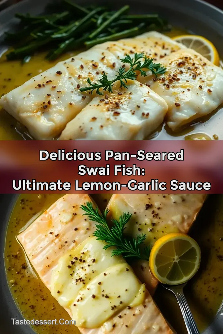 Delicious Pan-Seared Swai Fish: Ultimate Lemon-Garlic Sauce