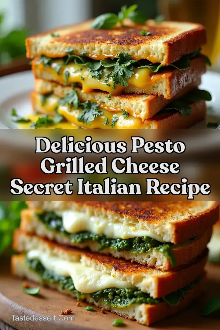Delicious Pesto Grilled Cheese Secret Italian Recipe