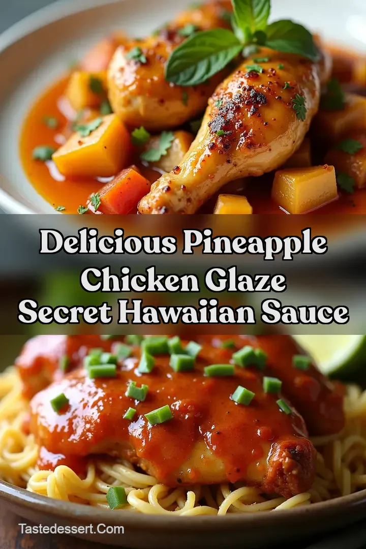 Delicious Pineapple Chicken Glaze Secret Hawaiian Sauce