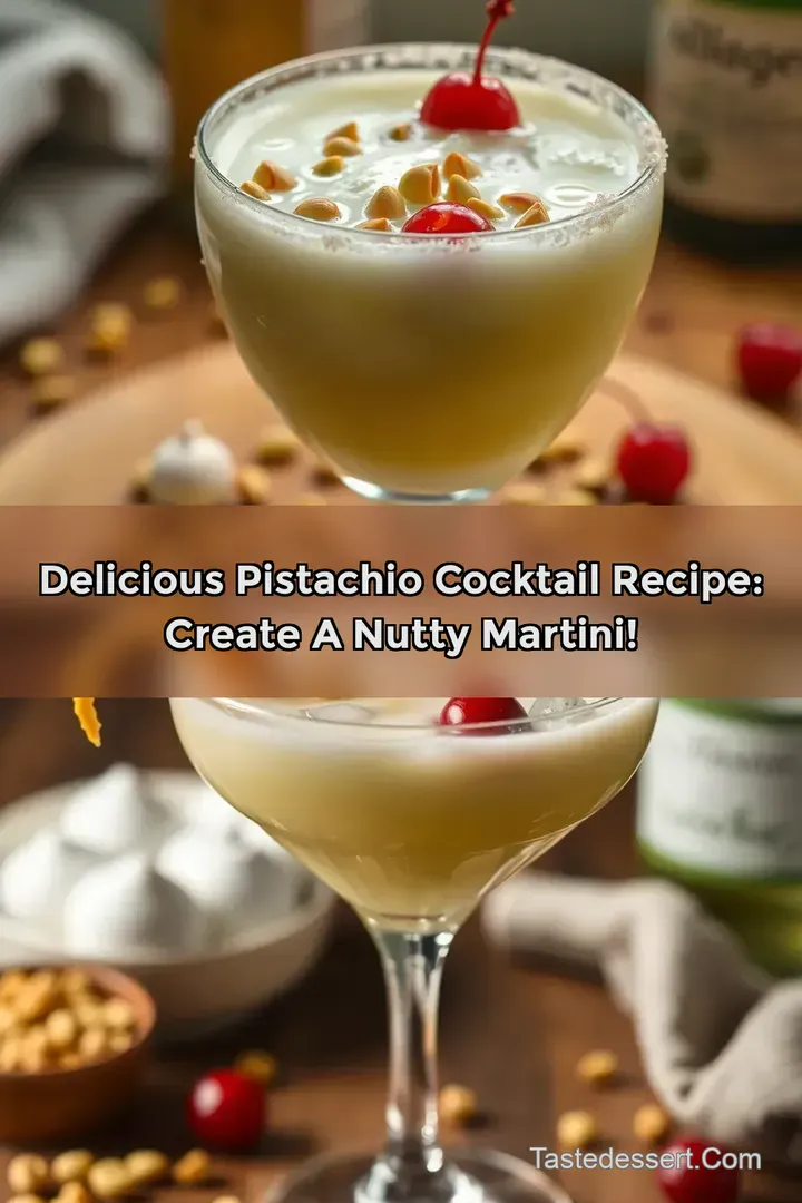 Delicious Pistachio Cocktail Recipe: Create a Nutty Martini!