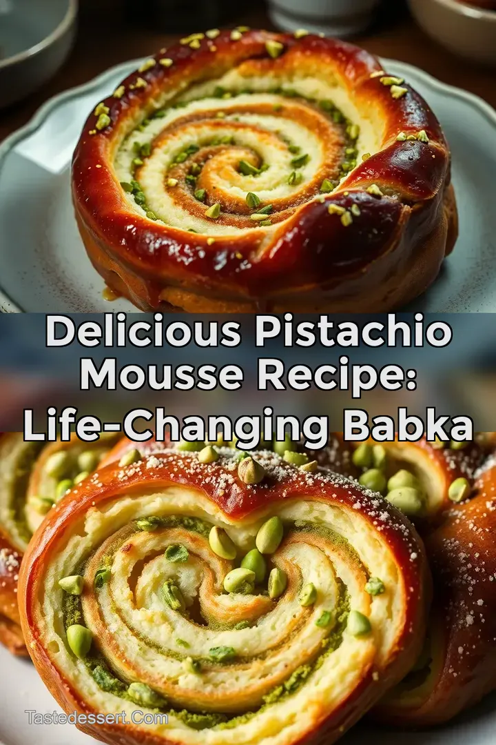 Delicious Pistachio Mousse Recipe: Life-Changing Babka
