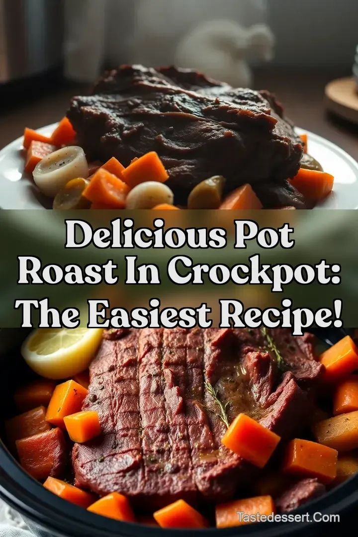 Delicious Pot Roast In Crockpot: The Easiest Recipe!