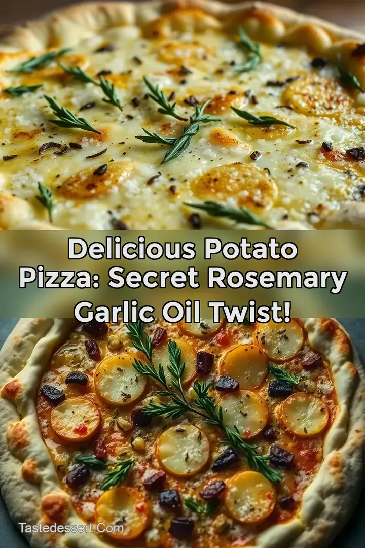 Delicious Potato Pizza: Secret Rosemary Garlic Oil Twist!