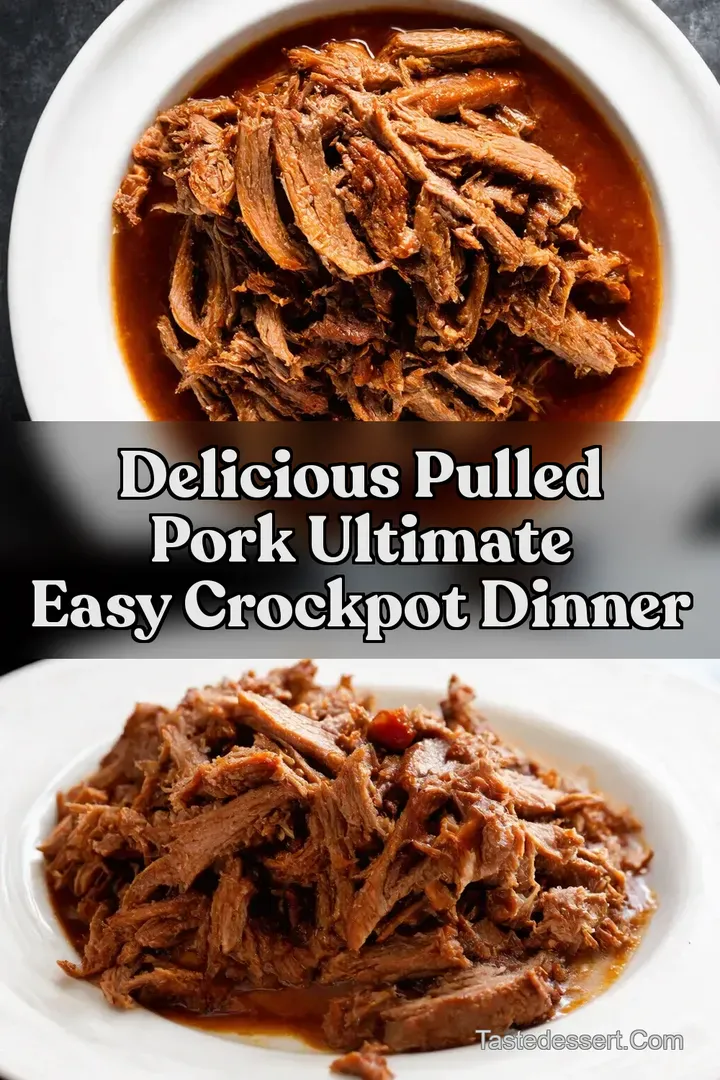 Delicious Pulled Pork Ultimate Easy Crockpot Dinner