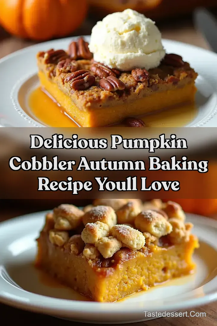 Delicious Pumpkin Cobbler Autumn Baking Recipe Youll Love