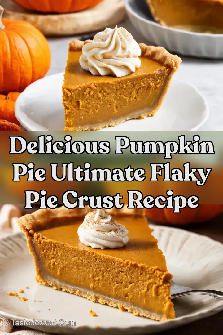 Delicious Pumpkin Pie Ultimate Flaky Pie Crust Recipe