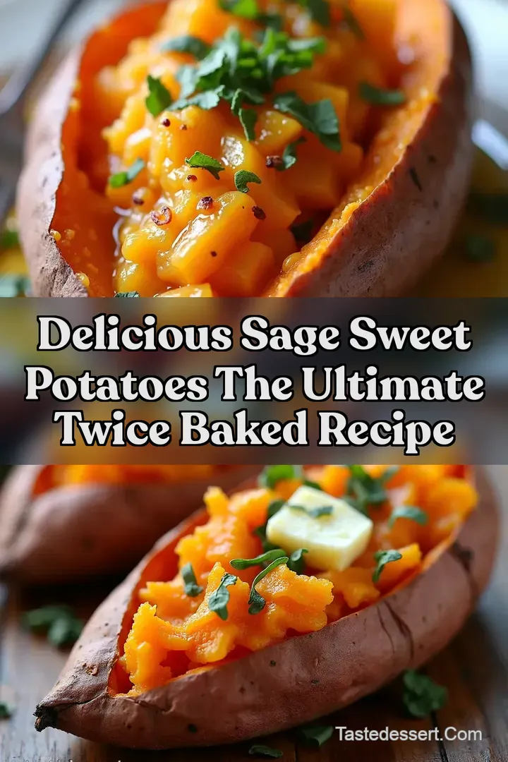 Delicious Sage Sweet Potatoes The Ultimate Twice Baked Recipe