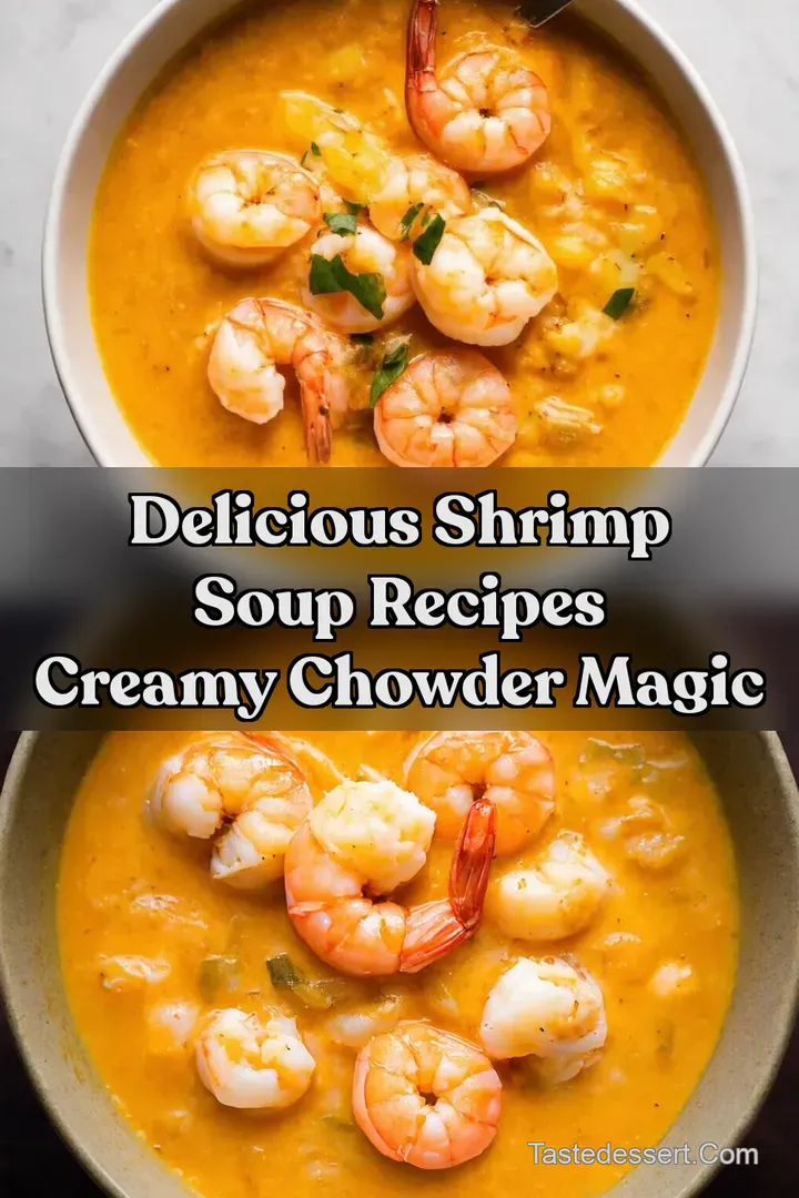 Delicious Shrimp Soup Recipes Creamy Chowder Magic : PIN FOR LATER Delicious Shrimp Soup Recipes Creamy Chowder Magic