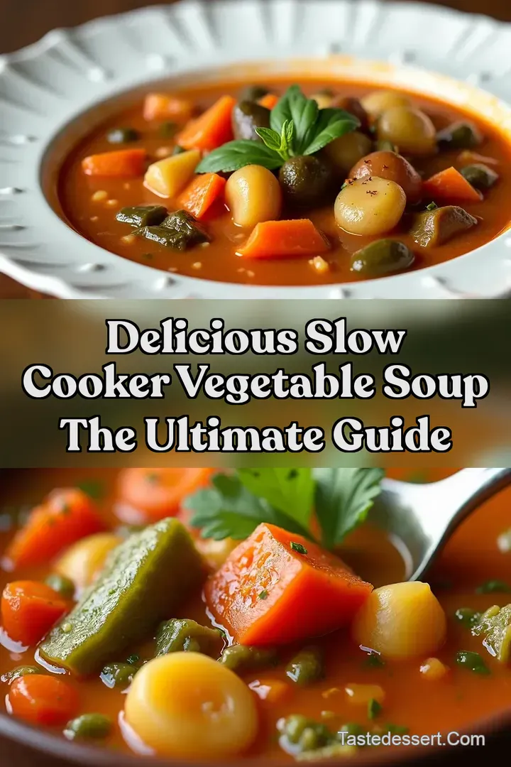 Delicious Slow Cooker Vegetable Soup The Ultimate Guide