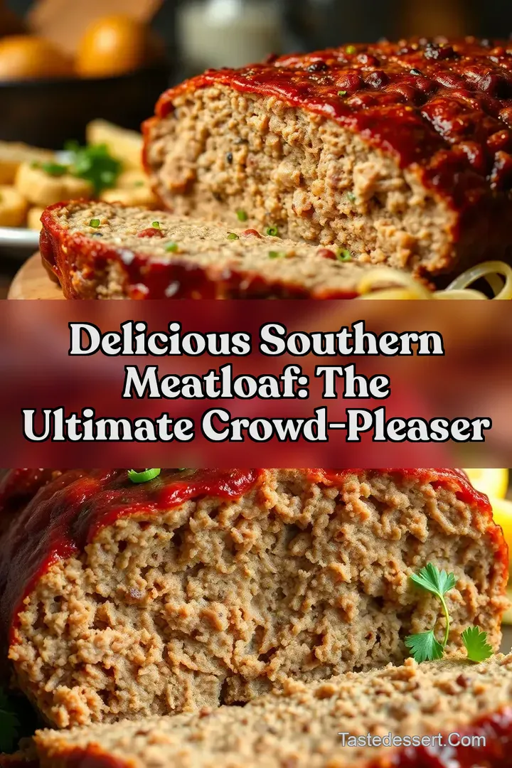 Delicious Southern Meatloaf: The Ultimate Crowd-Pleaser : PIN FOR LATER Delicious Southern Meatloaf: The Ultimate Crowd-Pleaser