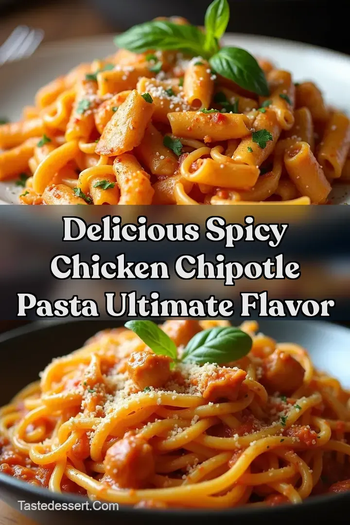Delicious Spicy Chicken Chipotle Pasta Ultimate Flavor