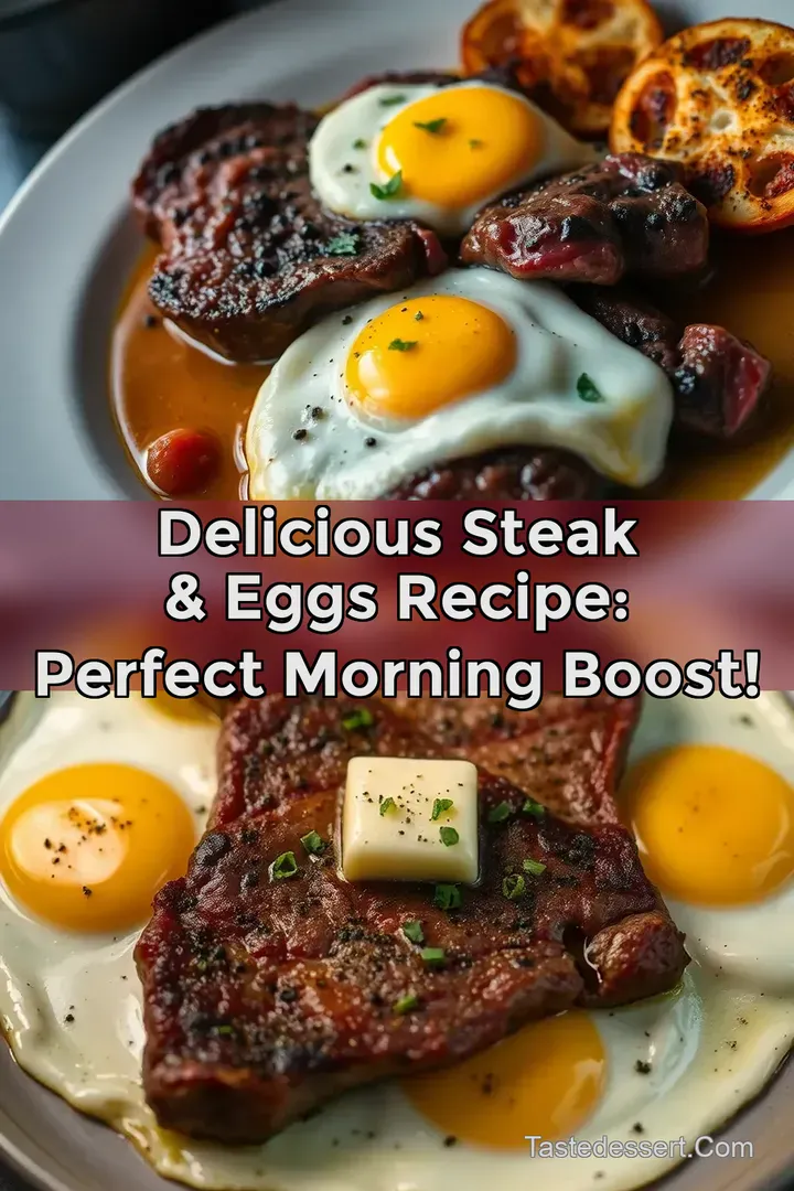 Delicious Steak & Eggs Recipe: Perfect Morning Boost!