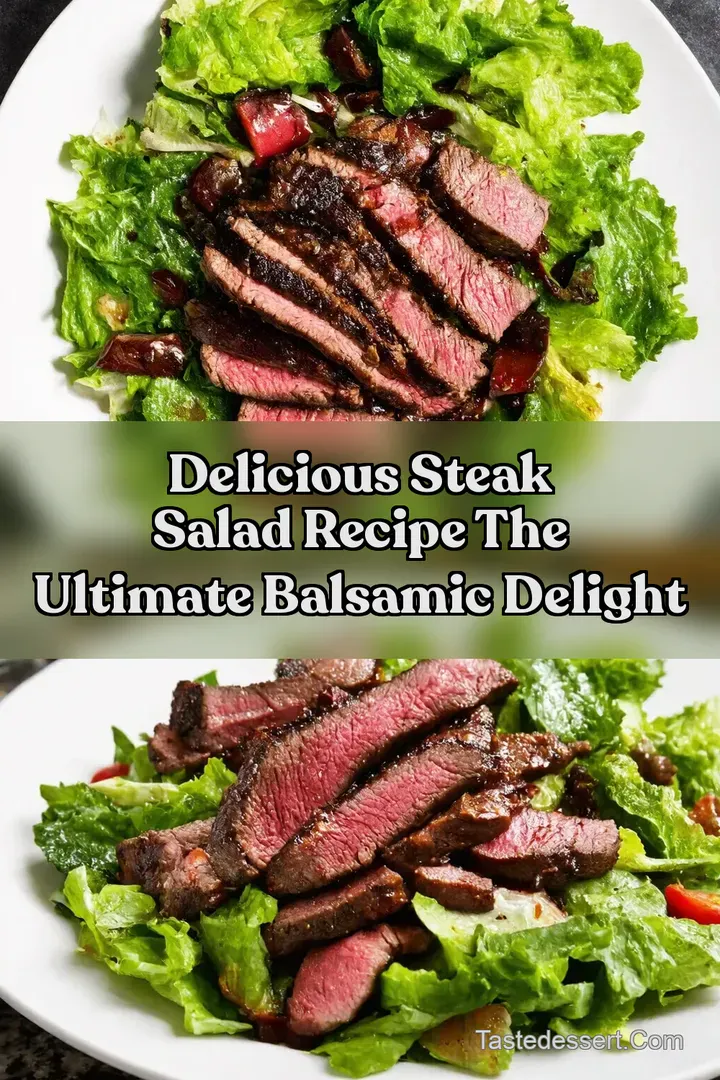 Delicious Steak Salad Recipe The Ultimate Balsamic Delight