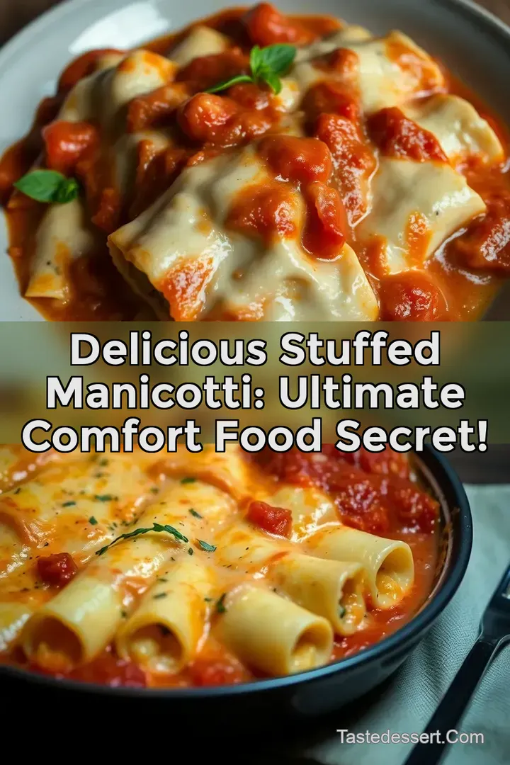 Delicious Stuffed Manicotti: Ultimate Comfort Food Secret!