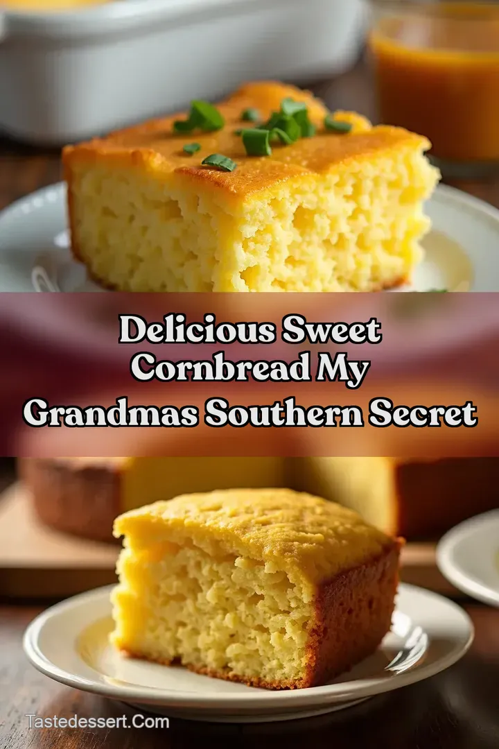 Delicious Sweet Cornbread My Grandmas Southern Secret