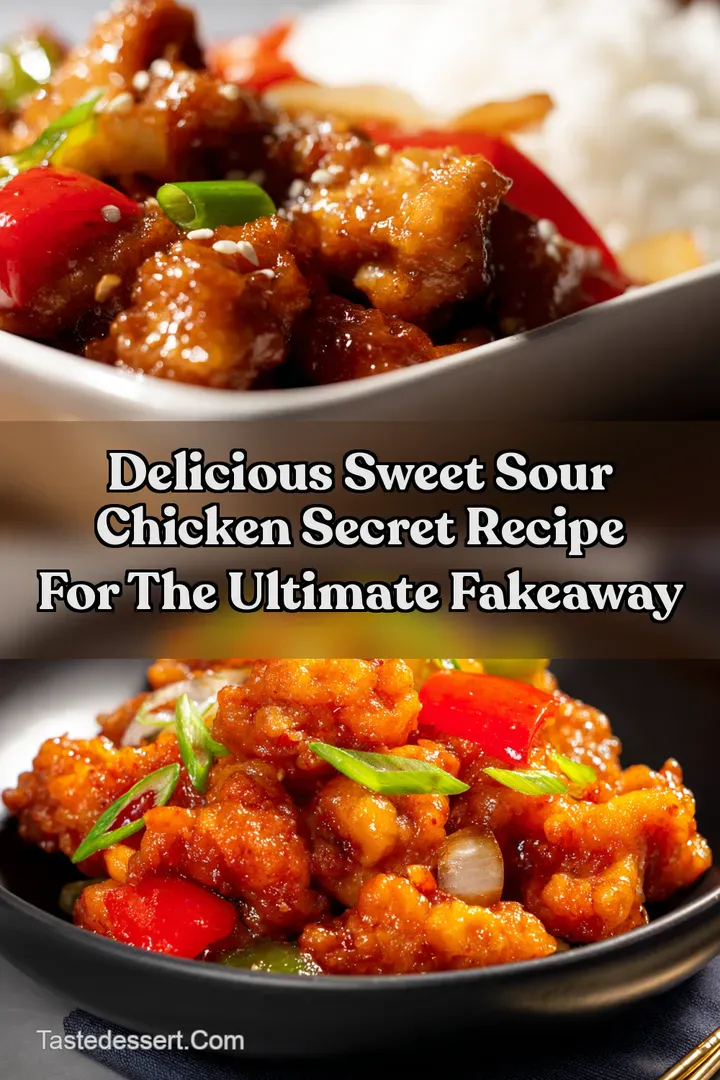 Delicious Sweet Sour Chicken Secret Recipe for the Ultimate Fakeaway