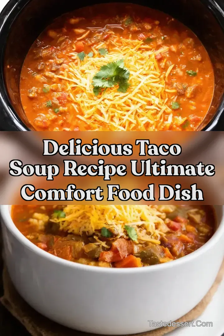 Delicious Taco Soup Recipe Ultimate Comfort Food Dish