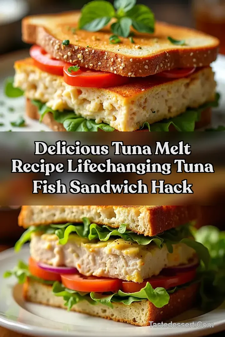 Delicious Tuna Melt Recipe LifeChanging Tuna Fish Sandwich Hack