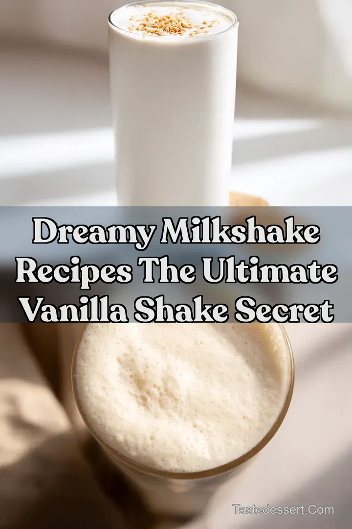 Dreamy Milkshake Recipes The Ultimate Vanilla Shake Secret : PIN FOR LATER Dreamy Milkshake Recipes The Ultimate Vanilla Shake Secret