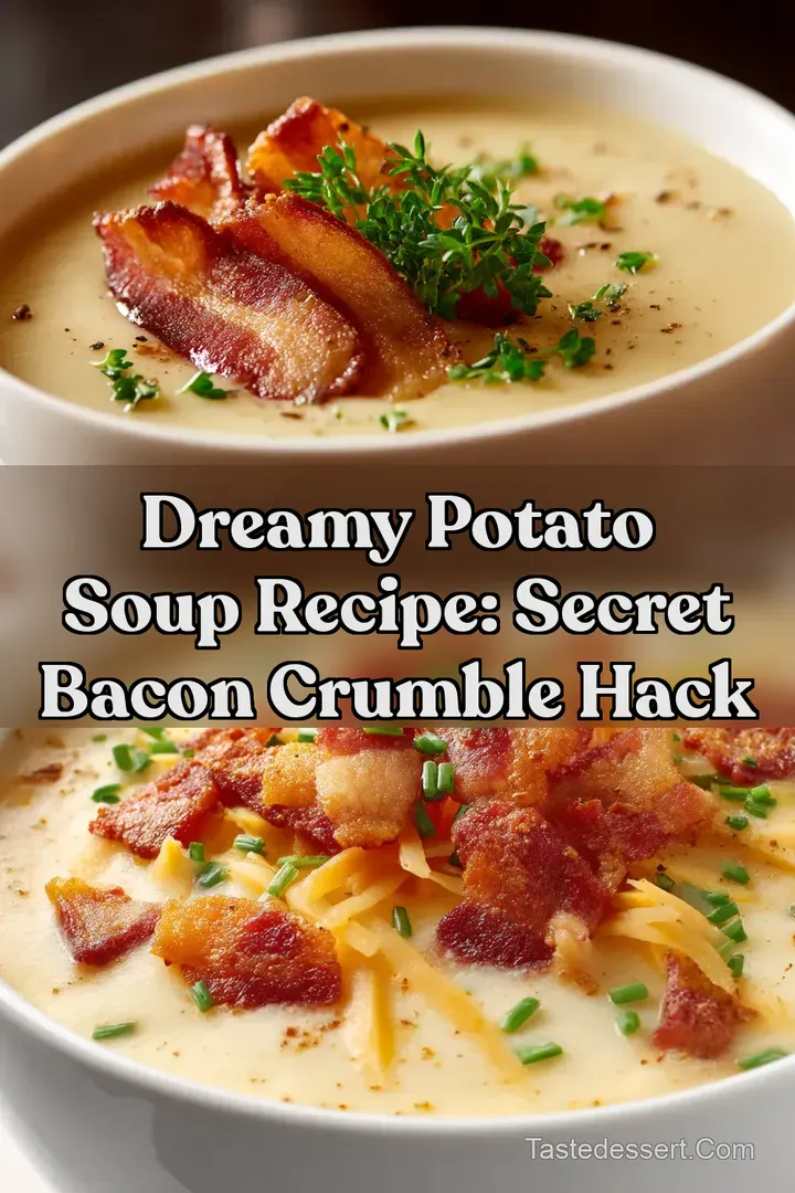 Dreamy Potato Soup Recipe: Secret Bacon Crumble Hack