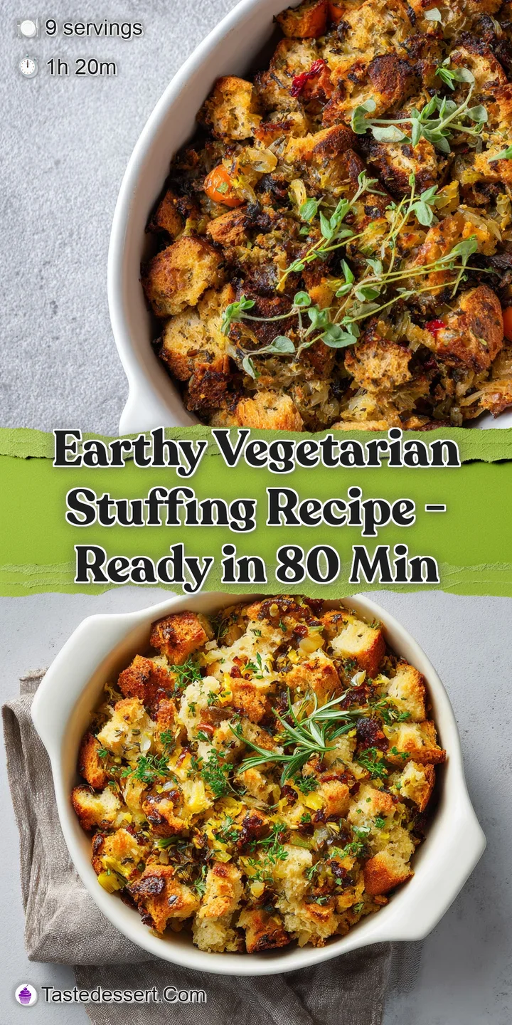 Close-up of moist, flavorful stuffing with glistening apples and crispy bread edges, showcasing vibrant colors and textures.